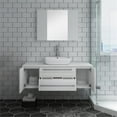 thumbnail image 7 of Fresca Lucera 48" Modern Wood Bathroom Vanity with Medicine Cabinet in White, 7 of 7