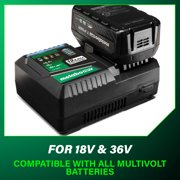 Metabo HPT 18V/36V MultiVolt Fast Battery Charger, UC36YSL2