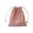 Pink, variant on WJSXC Corduroy Storage Bag with Drawstring Strap Pocket Makeup Bag for Women Large Capacity Coin Bag Brown