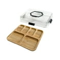 thumbnail image 3 of Caja de embutidos Práctica tabla de cortar de madera para queso, pan y filetes Estilo 2, 3 of 9
