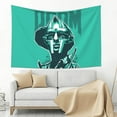 thumbnail image 3 of Mf Doom Tapestry Wall Hanging Home Decoration Wall Blanket Dormitory Living Room Bedroom Backdrop Poster( 60x40inch), 3 of 7