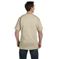 thumbnail image 2 of The Hanes 61 oz Beefy-T with Pocket SAND M, 2 of 3