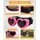 thumbnail image 4 of Dog Goggles Small Dog Sunglasses, UV Protective Heart Shape Dog Sunglasses with Adjustable Straps, Sunglasses Waterproof and Windproof Glasses - Pink, 4 of 4