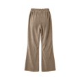 thumbnail image 6 of Women's Casual Wide Leg Dress Pants Flattering High Waisted Pleated Flare Trousers with Adjustable Drawstring for Daily Wear, 6 of 7