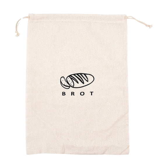 Reusable Linen Bread Bag with TPU Lining and Drawstring Closure, Sourdough Bread Storage Bag 15.75 x 11.81 in for Homemade Bread Artisan Loaves Pastries and Bakery Freshness