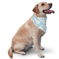 thumbnail image 2 of Daiia Daisies Flowers Pattern Pet Scarf for Dogs and Cats – Soft & Breathable Bandana, Comfortable Pet Accessory for Everyday Wear, 2 of 6