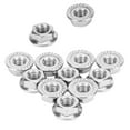 thumbnail image 4 of Écrou de Bride, 25 Pcs Quincaillerie Antirouille pour Accessoires de Serre Fournitures M6, 4 of 8