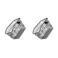 thumbnail image 1 of Yuarrent Portable Bike Rear Basket Waterproof for Mountain Shopping Bike con reflector 2Conjunto, 1 of 6