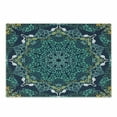thumbnail image 1 of Turkish Pattern Cutting Board, Motifs of Ottoman Culture Round and Floral Shape, Decorative Tempered Glass Cutting and Serving Board, Small Size, Turquoise Dark Blue, by Ambesonne, 1 of 1