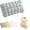 Gray, variant on Cooling Marshmallow  Pillow, Quilted Cloud-Loft Design for Side, Back & Stomach Sleeper, Cool-Touch Fluffy Pillow for Adults with High-Resilience Neck Support, Breathable Washable