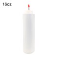 thumbnail image 2 of 8/16oz Clear Squeezes Condiment Bottles Sauces Ketchup Syrup Storage Container, 2 of 8