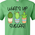 thumbnail image 4 of Inktastic What's Up Succas Funny Cacti Plants T-Shirt, 4 of 5