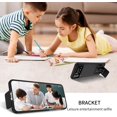 thumbnail image 6 of for Samsung Galaxy Z Flip4 5G Case, Armour Rugged Silicone TPU Bumper Tough PC Cover Galaxy Z Flip 4 with Kickstand, Military Shockproof Phone Case for Samsung Z Flip4 Black, 6 of 12