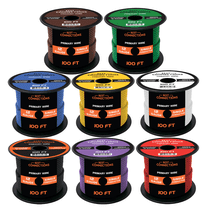 8 Rolls 12 Gauge 100 Feet Audiopipe Primary Remote Wire Auto Power Cable LED