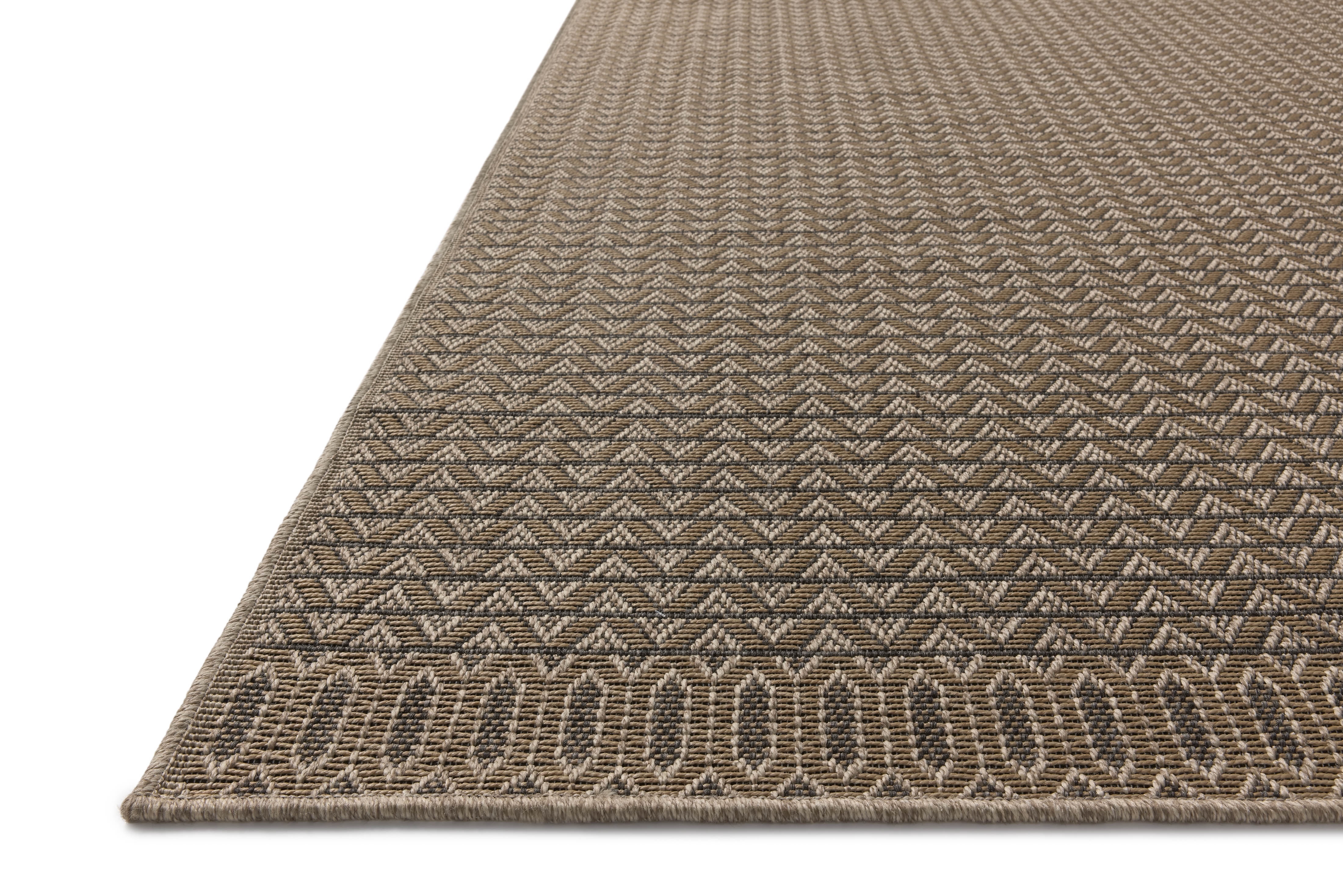 Chris Loves Julia x Loloi Providence Natural / Graphite 6'-3" x 9'-2" Area Rug