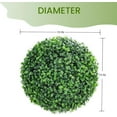 thumbnail image 4 of HELLONE 2 Pcs 19 Inch Faux Boxwood Balls, Artificial Plant Topiary Balls Outdoor, Fake Green Plants Decorative Spheres for Front Porch Garden Backyard Blacony Wedding Home Decor, 4 of 6