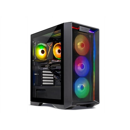 Skytech Nebula Gaming PC Desktop INTEL Core i5 12400F 2.5 GHz, NVIDIA RTX 4070, 1TB NVME SSD, 16GB DDR4 RAM 3200, 650W GOLD PSU, 11AC Wi-Fi, Windows 11 Home 64-bit