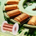 thumbnail image 4 of Uxcell Alambre Magnético 32 AWG, Alambre de Cobre Esmaltado de 32 Calibres, Alambre de Bobina Magnética de 4 oz para Transformador, Motor, Eléctrico, 155C(311F), 4 of 5