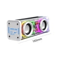 thumbnail image 3 of Altavoz Inalámbrico Altavoces de música Mecha transparentes Compatible con Bluetooth 5.0 1800mAh Suministros para fiestas Ndcxsfigh  Para estrenar, 3 of 7