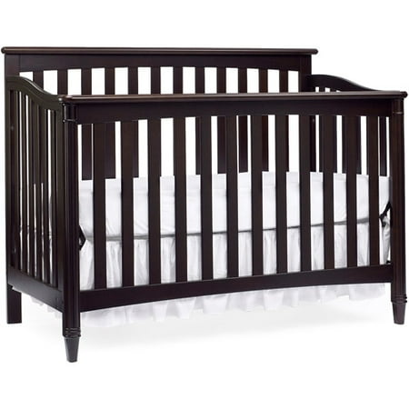 Europa Baby Geneva 4 In 1 Convertible Crib Espresso