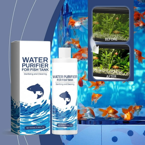 Openpig Fishbowl Water Conditioner - Naturally Detoxifies and Removes Ammonia, Nitrite, Chlorine, and Chloramine from Saltwater and Freshwater
