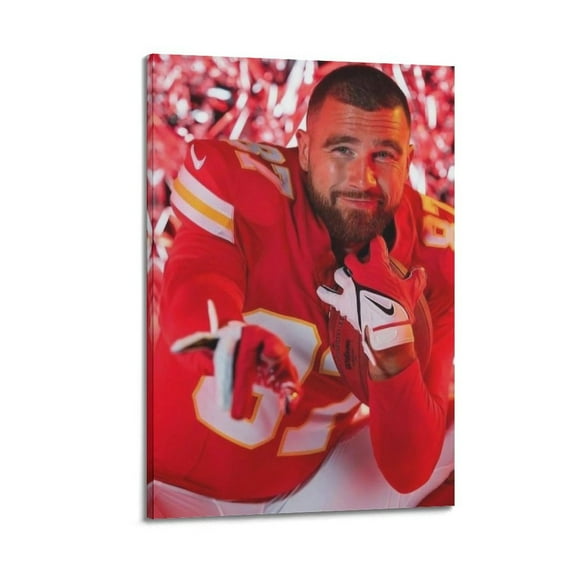 Travis Kelce Anime Star Music Picture Wall Art Painting Canvas Posters Artworks Gift Room Aesthetic