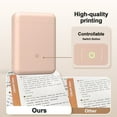 thumbnail image 4 of Label Maker Machine with Tape HP2S, Portable Bluetooth Label Printer, Small Sticker Printing Machine Compatible with iOS + Android,Easy to Use Inkless Rechargeable heat for Home Office, 4 of 9