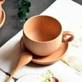 thumbnail image 3 of Good Carved Beautiful Coffee Cup Wood Natural Food-grade Milk Cup for Home, 3 of 8