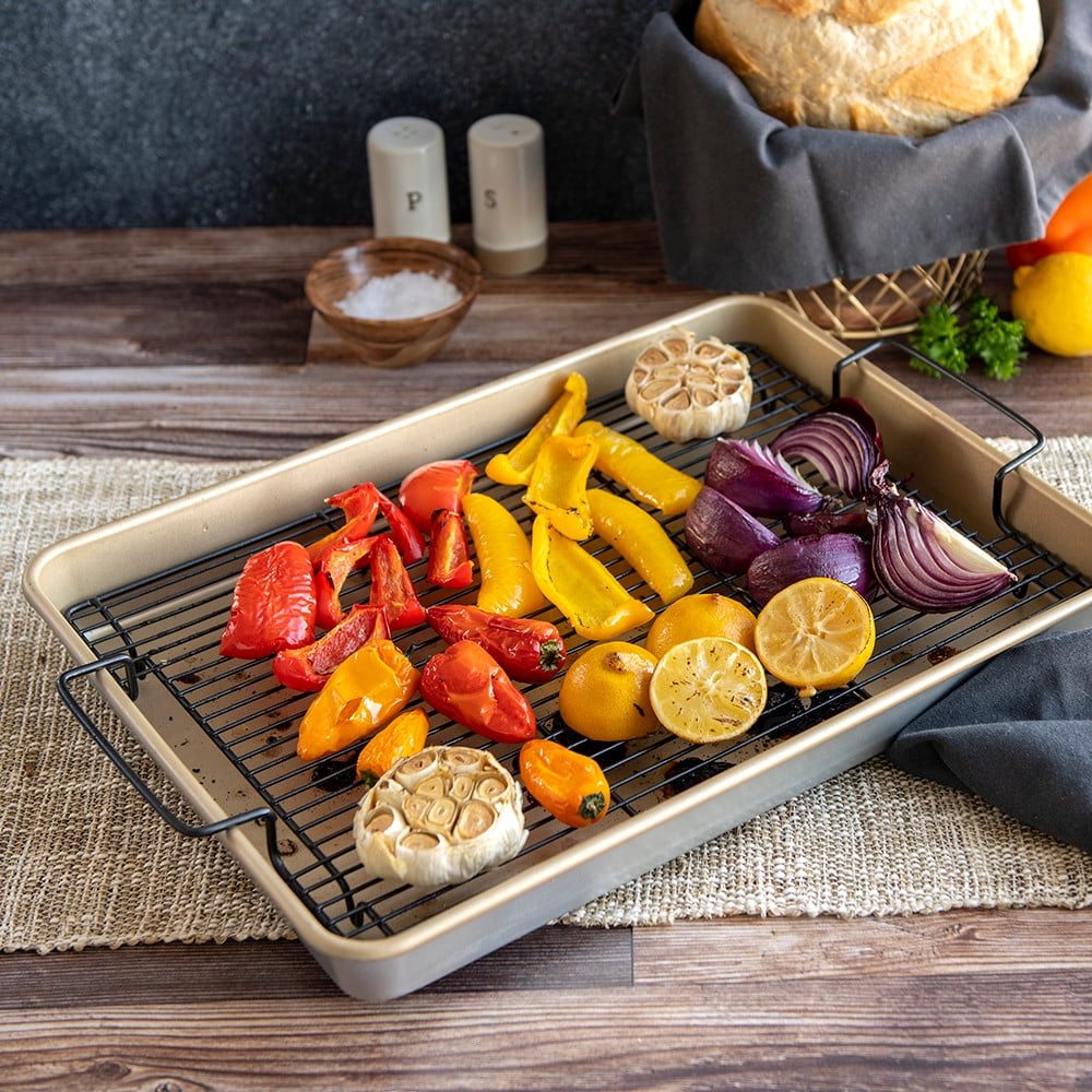 Nordic Ware Nonstick High-Sided Oven Crisp Baking Tray