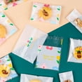 thumbnail image 4 of YAOMOBB Baking Packaging Bags Floral Cookie Biscuit Packaging Semi Transparent Floral Print 100Pcs 200Pcs, 4 of 7