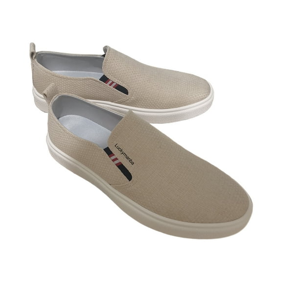 Luckymanba Shoes, Womens Slip On Casual Shoes for Women | Lightweight Canvas Sneakers | Memory Foam Loafers Shoes