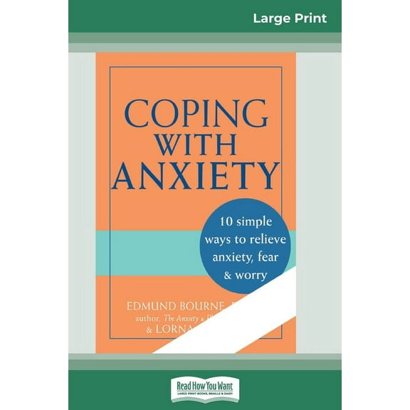 Coping with Anxiety (16pt Large Print Edition), (Paperback)