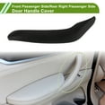 thumbnail image 2 of Cubierta de trim de tirador de panel de puerta del lado del pasajero delantero y lado trasero derecho para BMW X3 F25 2010-2016 Negro ABS PC 1 Pc, 2 of 6