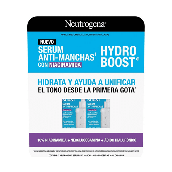 Neutrogena pack serum anti manchas con niacinamida