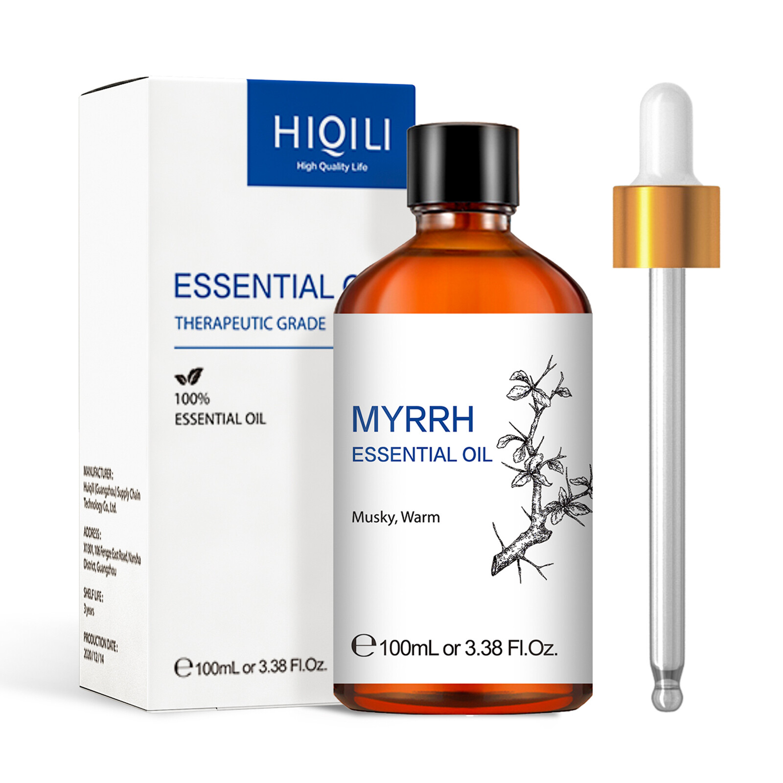 HIQILI Myrrh Essential Oil, Premium Grade Myrrh Oil For Meditation ...