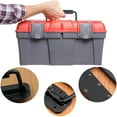 thumbnail image 5 of 4 Pieces Box Handle, Metal Folding Handle, Black Box Handle, Spring Loaded Box Handle, Replacement Handle for Tool Box or Storage Box, 5 of 5