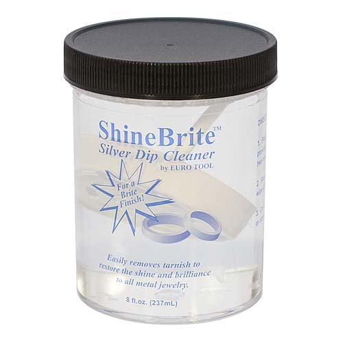 Shinebrite Jewelry Silver Dip Cleaner Remove Tarnish & Oxidation, Also For Gold
