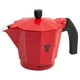 thumbnail image 2 of Cafetera Espresso De Aluminio, Estilo Italiano Para 6 Tazas, Diseño Clásico, Cafetera de Cocina Italexpress, Capacidad 480 ml, Rojo, 2 of 8