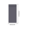 thumbnail image 3 of Dark Gray Polyester Blackout Roman Window Shade Light Blocking Temporary Sun Curtain For Bedroom Home Office Small Apartment Interior Window Decor 68.1*26In, 3 of 5