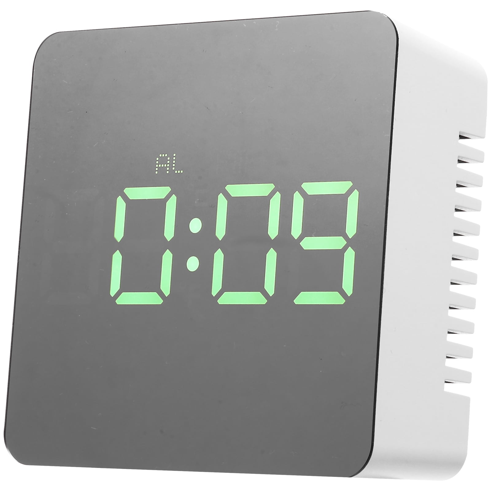 Digital Alarm Clock LED Mirror Clock Electronic Desk Clock for Bedroom