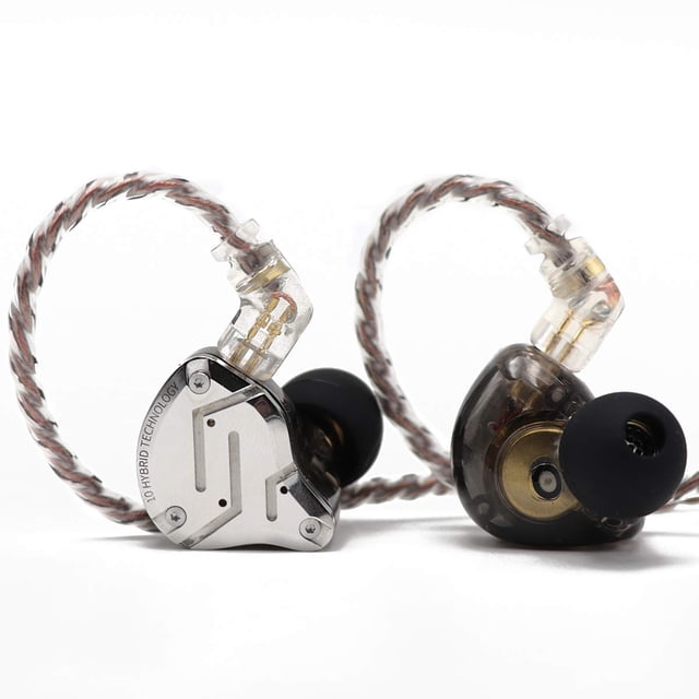Auriculares Linsoul KZ ZS10 Pro 5 Driver HiFi con cable negros