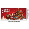 thumbnail image 2 of BotaniNest Snowman Garage Door Banner Merry Garage Door Hanging, 2 of 5