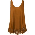thumbnail image 1 of HSHDLDF Plus Size Swing Lace Flowy Tank Top for Women, 1 of 3