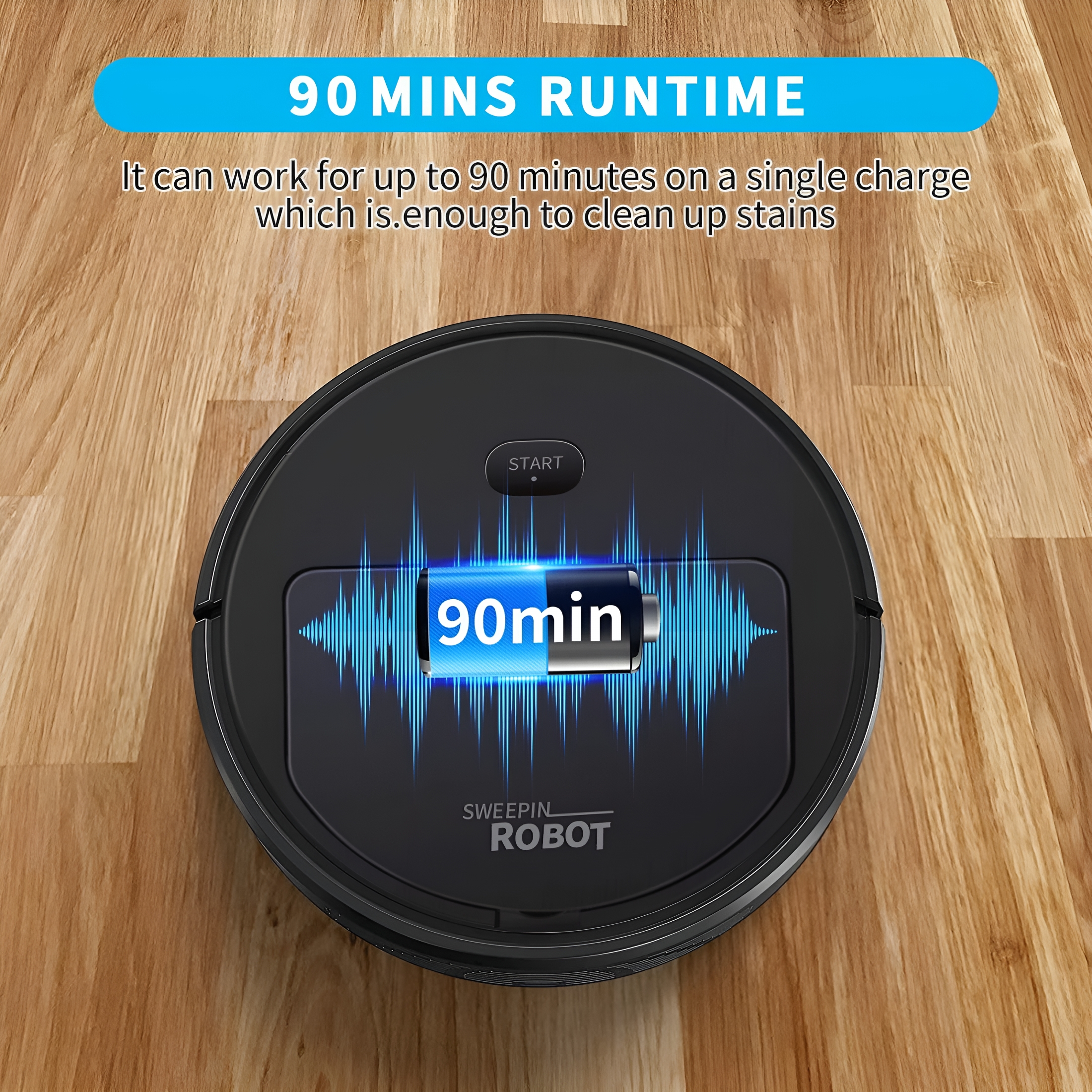 CURYMAY 2026 New Robot Vacuum Cleaner,Sweeping Robot,Ultra Slim Quiet,1800Pa Super-Strong Suction,Cleans Hard Floors to Medium-Pile Carpets,Integral Memory Multiple Cleaning Modes Vacuum for Hairs
