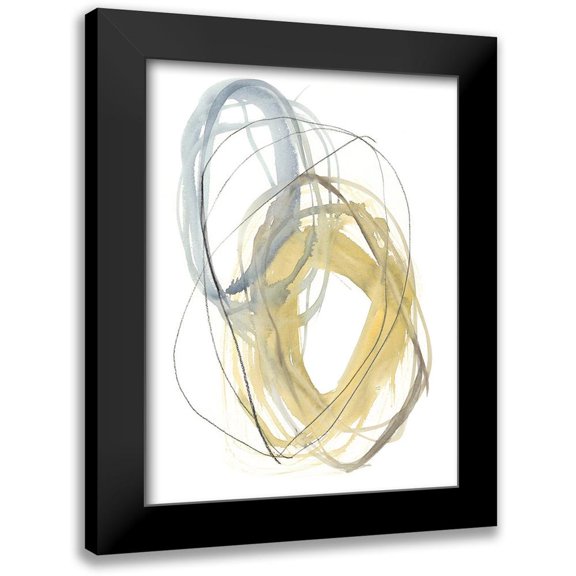 Goldberger, Jennifer 12x14 Black Modern Framed Museum Art Print Titled - Interlock I