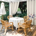 thumbnail image 4 of Outdoor Curtains for Patio Waterproof, Spring Floral Outdoor Privacy Panels Grommet, Farmhouse Summer Botanical Flowers Blackout Outside Curtains for Porch/Cabana/Pergola/Gazebo 54"x84", 2 Panels, 4 of 8
