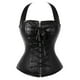 thumbnail image 2 of Body moldeador para mujer con cremallera y cuello colgante, corsé moldeador gótico, ropa moldeadora para mujer, 2 of 6