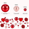 thumbnail image 3 of Vikakiooze Home Decor , 6053Pcs Valentine's Day Vase Filler Wedding Decor Heart Pearl Water Gel Bead Floating Candles Centerpiece For Wedding Decor, 3 of 9