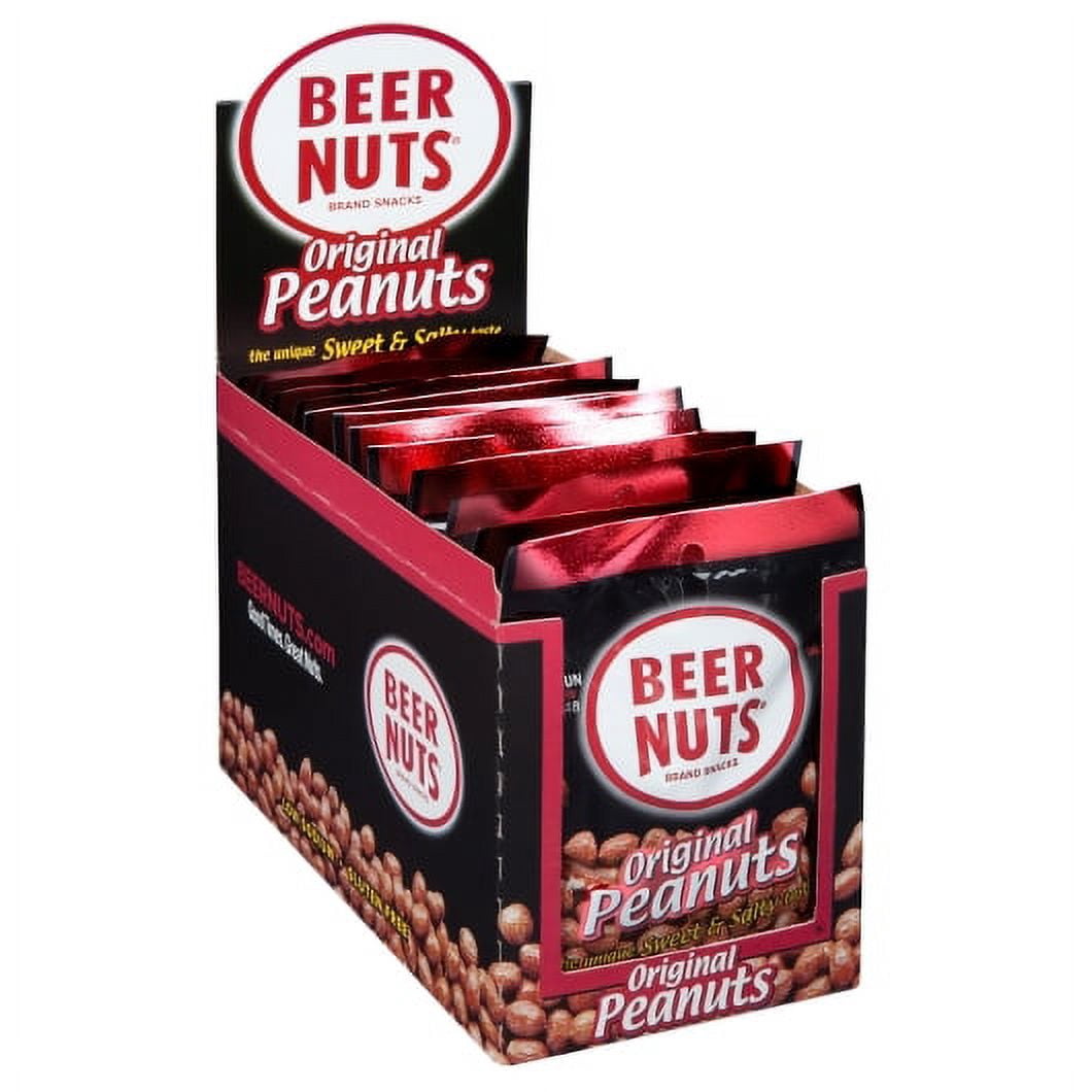 (Price/Pack)Beer Nuts Original Sweet And Salty Peanut 2 Ounces Per Pack - 12 Per Box - 4 Per Case