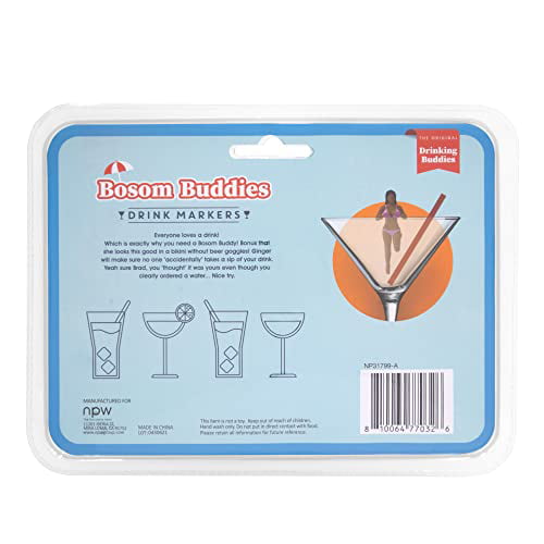 NPW Party Kit Bosom Buddies-Drink Markers NP31799 None 